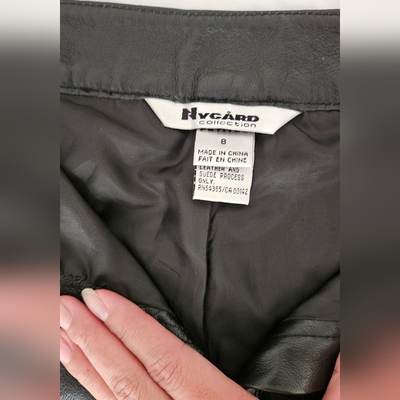 Nygard Real Leather Pants - Picture 3 of 4